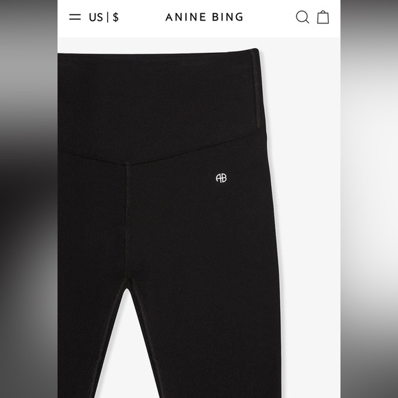 ANINE BING black legging - Picture 4 of 7